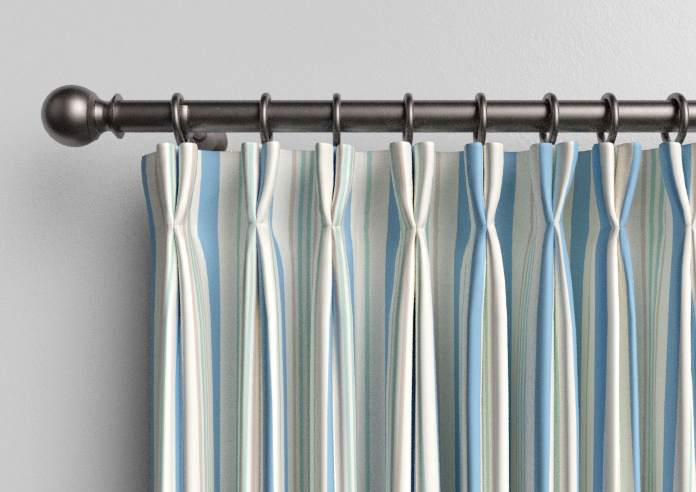 The British Stripe Co. George, Brighton No.1 - Made to Measure Curtains - Image 10